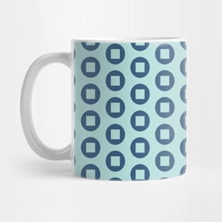 Square and Circle Seamless Pattern 005#001 Mug